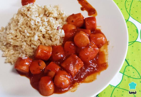 Saucisses mijotées à la tomate Recette - Étape 7