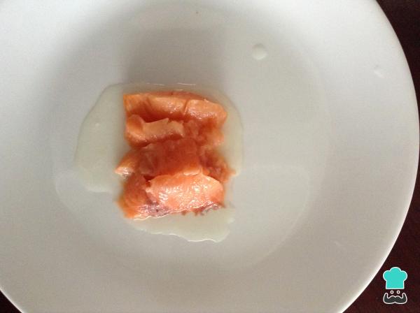 Recette de sashimi au saumon et au basilic - Étape 3