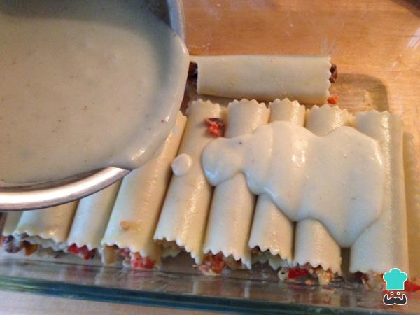 Recette Cannellonis aux légumes et crevettes - Étape 8