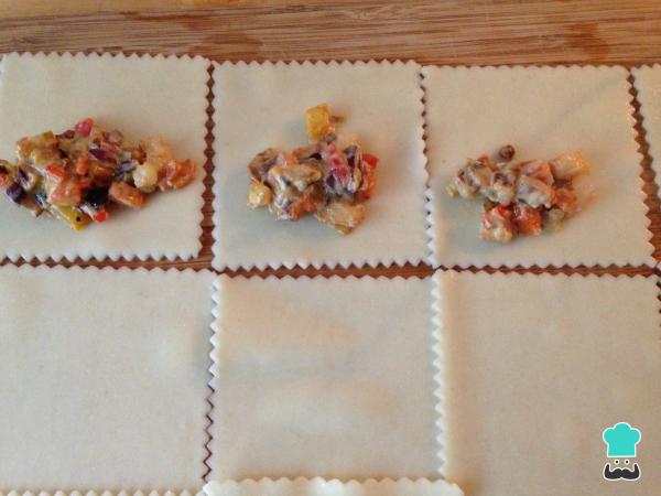 Recette Cannellonis aux légumes et crevettes - Étape 7