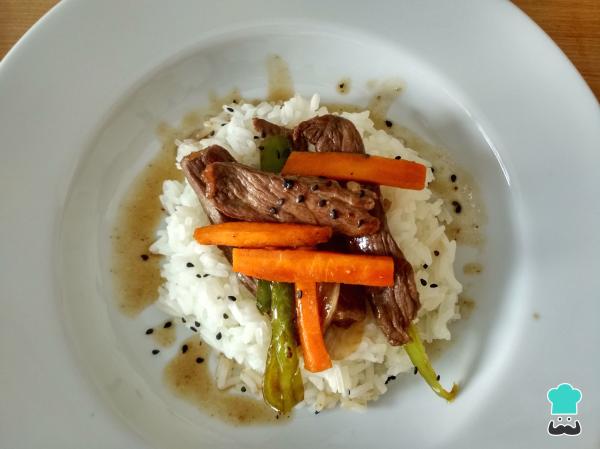 Recette Veau à la sauce teriyaki - Étape 6