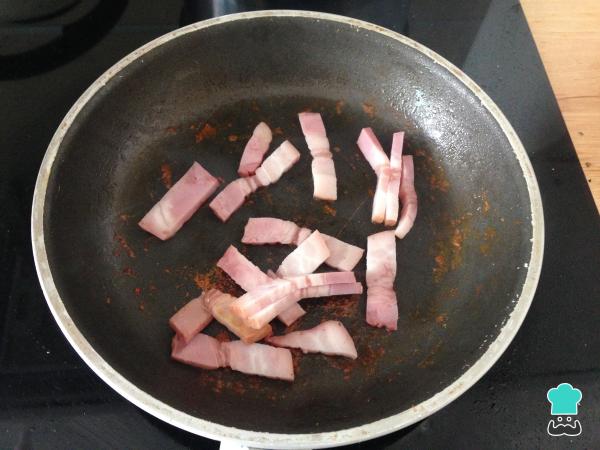 Recette Fusilli Carbonara - Étape 2