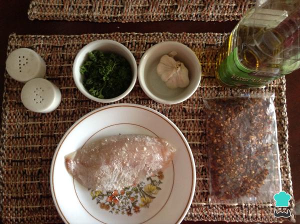 Recette rapide et facile de morue à l'ail - Étape 1