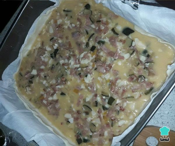 Recette de quiche aux courgettes et au jambon York - Étape 7
