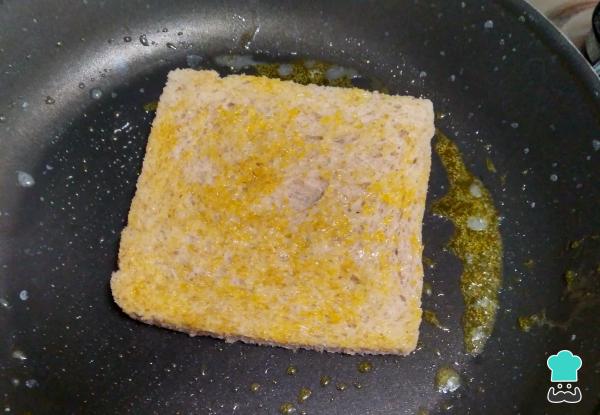 Recette de sandwich au fromage fondu - Étape 2