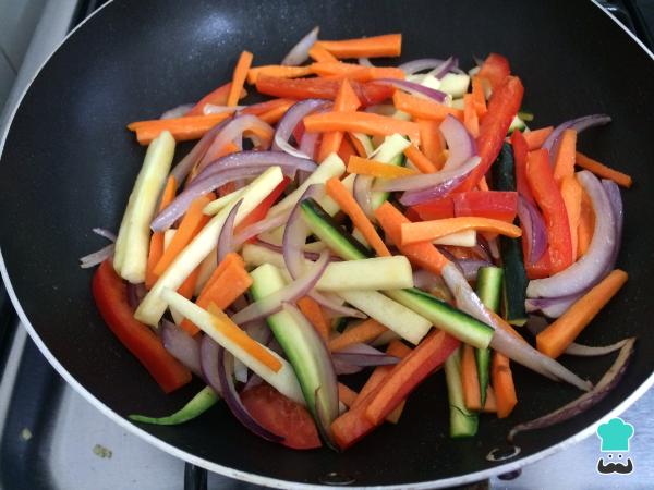 Recette de cannellonis aux légumes pour coeliaques - Étape 2