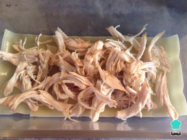 Recette de lasagnes au poulet et au boeuf haché - Étape 2