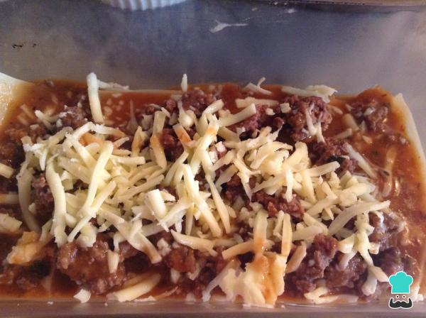 Recette de lasagnes au poulet et au boeuf haché - Étape 8