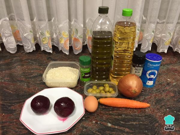 Salade de betteraves au riz Recette - Étape 1