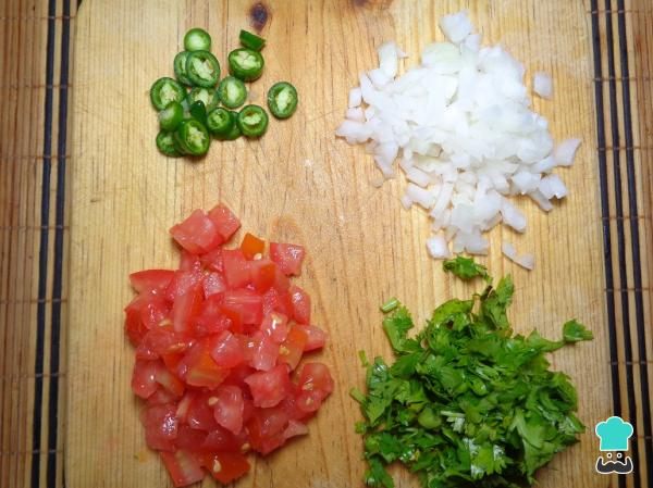 Recette de pain grillé au fromage Panela - Étape 2