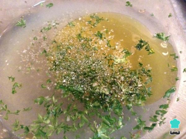 Salade de pois chiches avec recette de poulpe - Étape 9