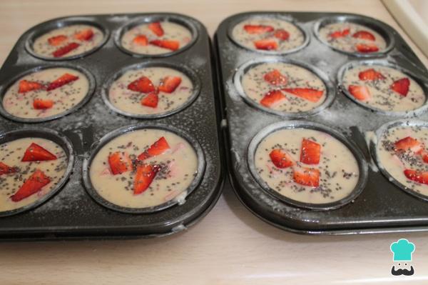 Recette de muffins aux fraises - Étape 8