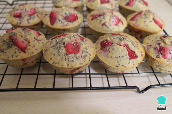 Recette de muffins aux fraises - Étape 9
