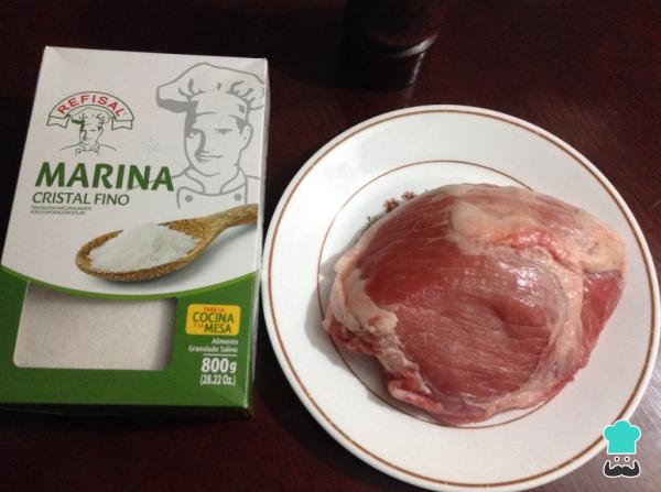 Recette Jambon rôti au sel - Étape 1