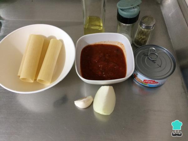 Recette de cannellonis de thon pour les enfants - Étape 1