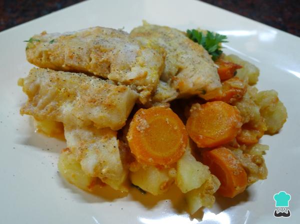 Recette de Casserole de Merlu au Lait de Coco avec légumes