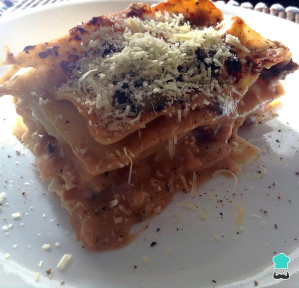 Recette de lasagne au poulet et boeuf haché