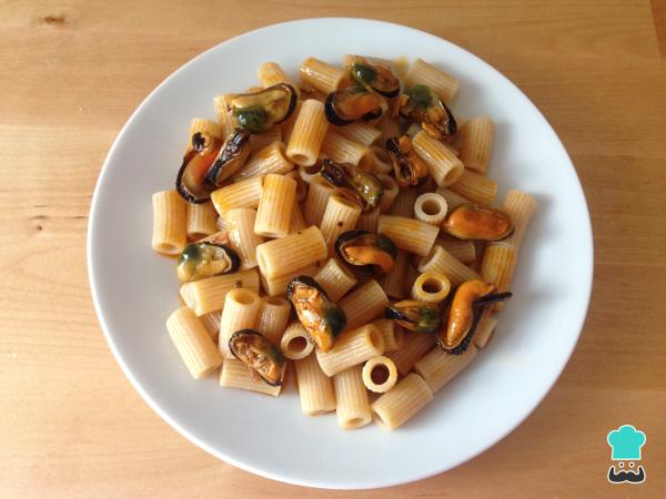 Recette de pâtes aux moules à l'orange