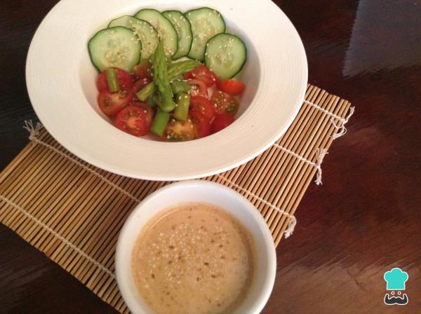 Recette de salade de concombre et sésame