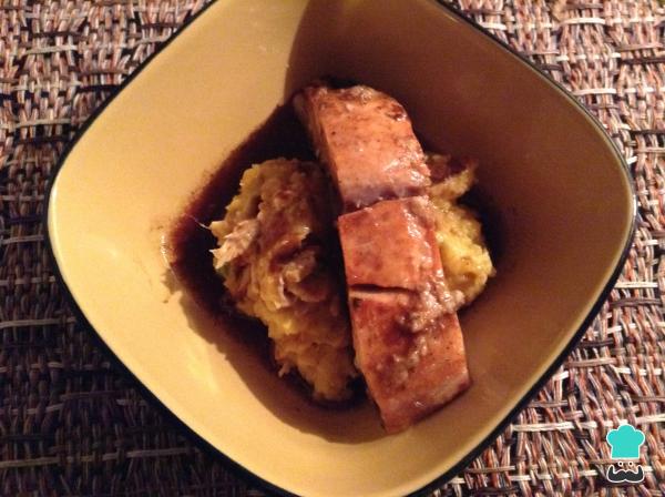 Saumon mariné au soja