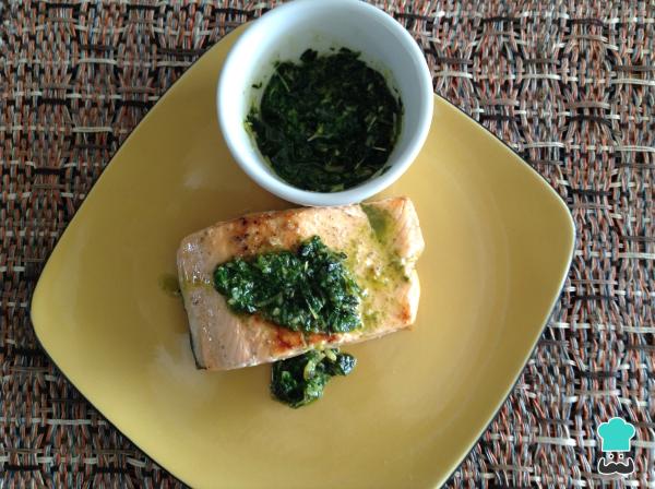 recette Pesto de saumon