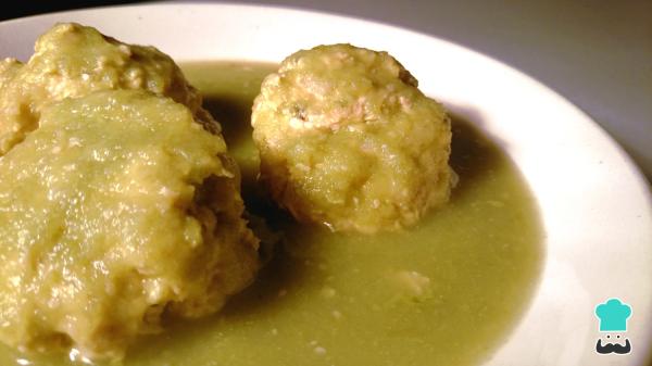 Recette Boulettes de poulet à la sauce verte