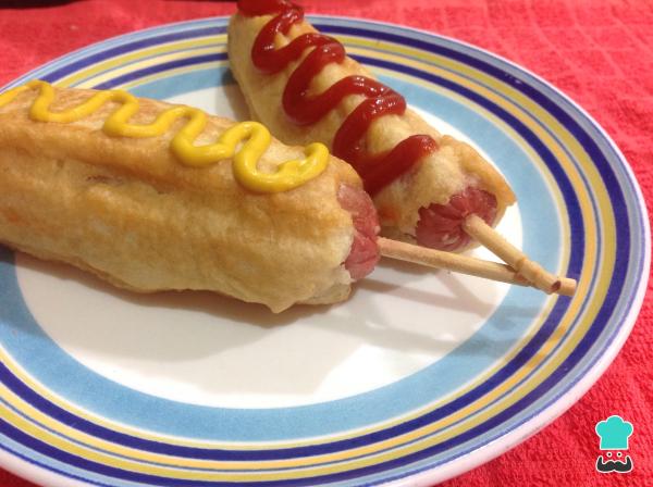 Recette de banderilles à la saucisse et au fromage