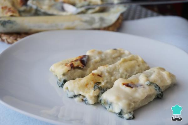 la recette des cannellonis aux épinards