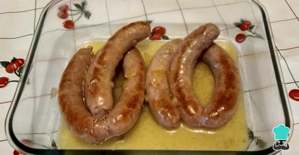 recette saucisse au vin blanc