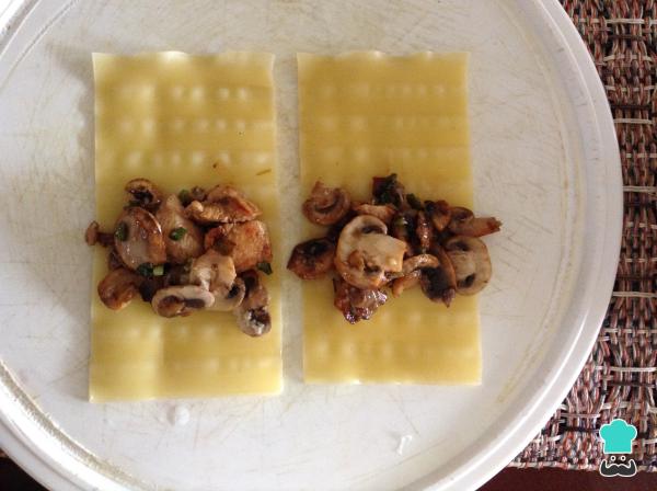 Recette de cannellonis aux champignons - Étape 6