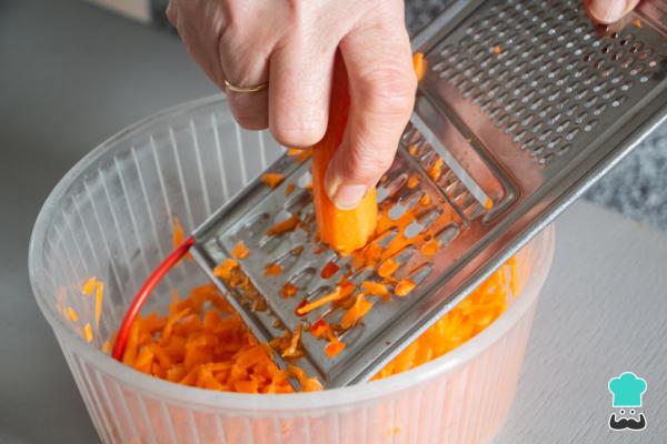 Recette de gâteau aux carottes végétalien - Étape 2