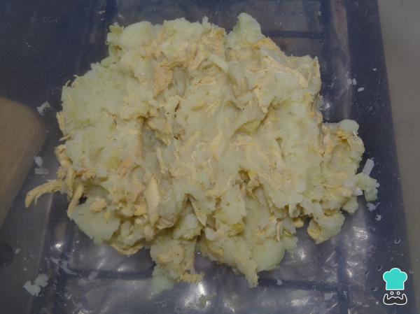 Tacos de pommes de terre dorées au poulet Recette - Étape 8