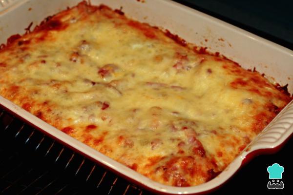 Recette de cake au jambon et au fromage avec du pain rassis - Étape 7