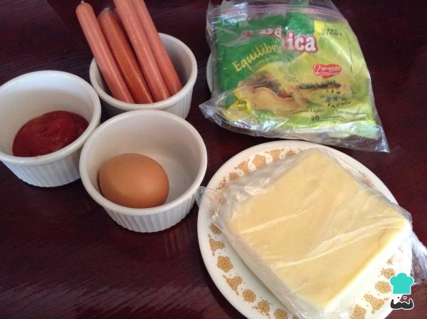 Recette de saucisses à la pâte feuilletée - Étape 1