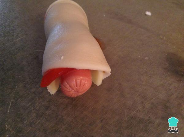 Recette de saucisses à la pâte feuilletée - Étape 3