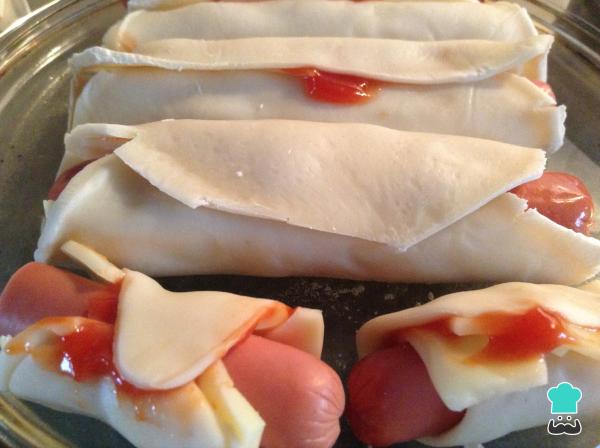 Recette de saucisses à la pâte feuilletée - Étape 4