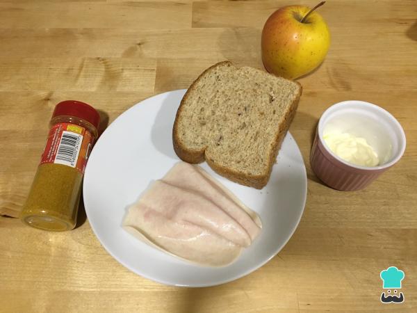 Recette de sandwich à la dinde et aux pommes - Étape 1
