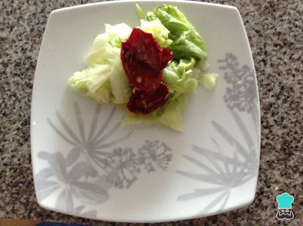 Salade verte aux tomates séchées Recette - Étape 4