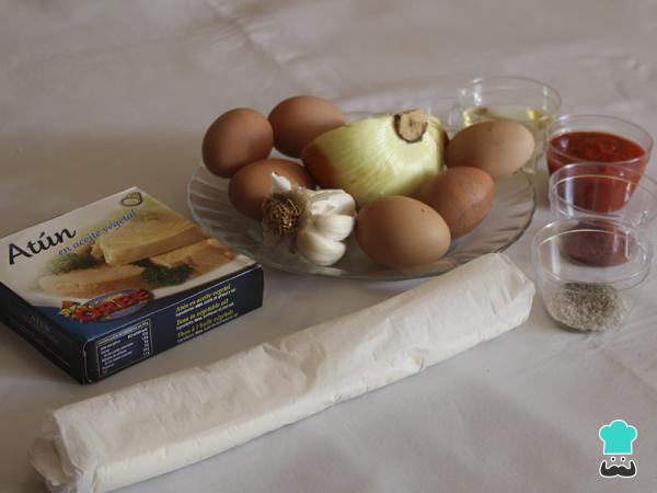 Feuilleté au thon, aux œufs et à la tomate Recette Empanadas - Étape 1