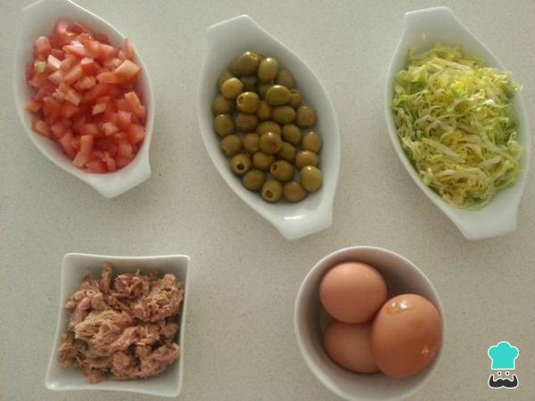 Recette de salade de macaronis d'été - Étape 1