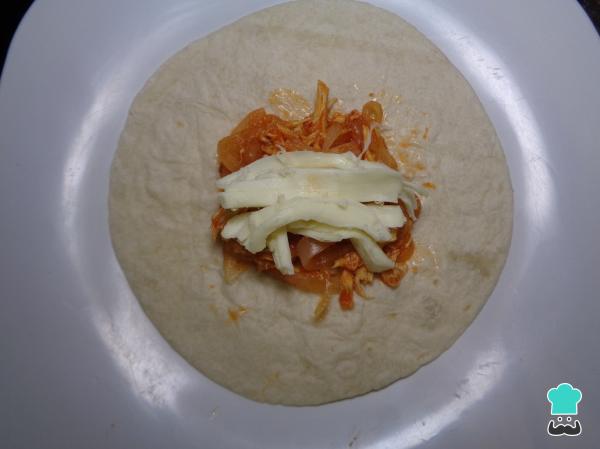 Recette Chimichanga au poulet et au fromage - Étape 10