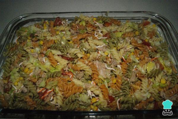 Recette de salade de pâtes au thon et à la mayonnaise - Étape 4