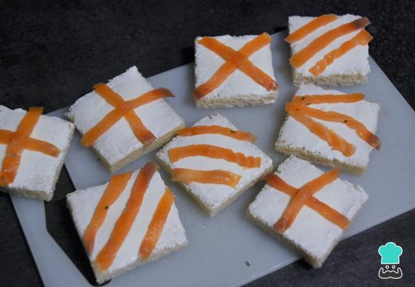 Recette d'Apéritifs au saumon fumé à froid - Étape 5