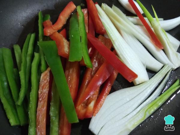 Recette de wrap aux légumes avec des légumes rôtis - Étape 3