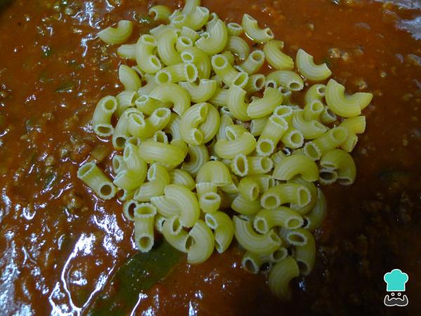 Recette de pâtes à la sauce tomate et aux légumes - Étape 7