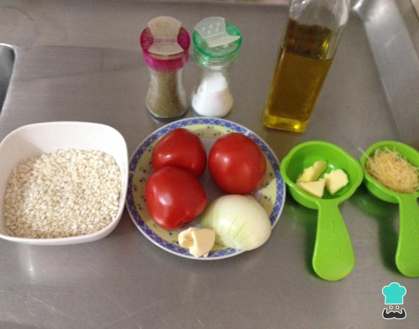 Recette de risotto napolitain - Étape 1