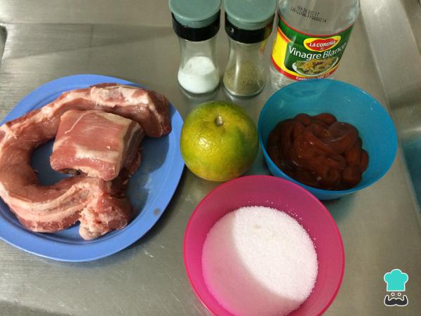 Recette de côtes levées à la sauce aigre-douce - Étape 1