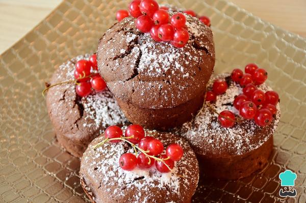 Muffins au chocolat avec recette de yogourt grec - Étape 6