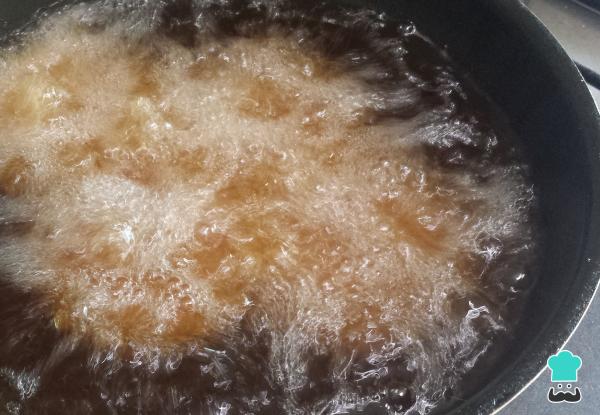 Recette d'arepas de maïs frit - Étape 6