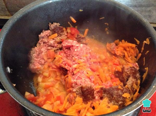 Recette de pâtes au bœuf haché - Étape 4